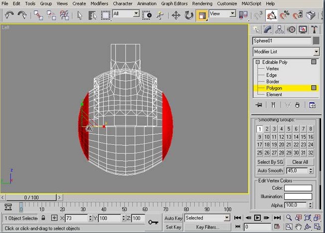 3ds max surface dissapears when selected vertex not in view